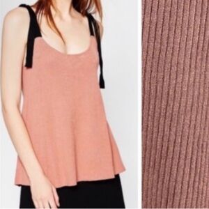 Zara Women's Sleeveless Ribbed Top size S